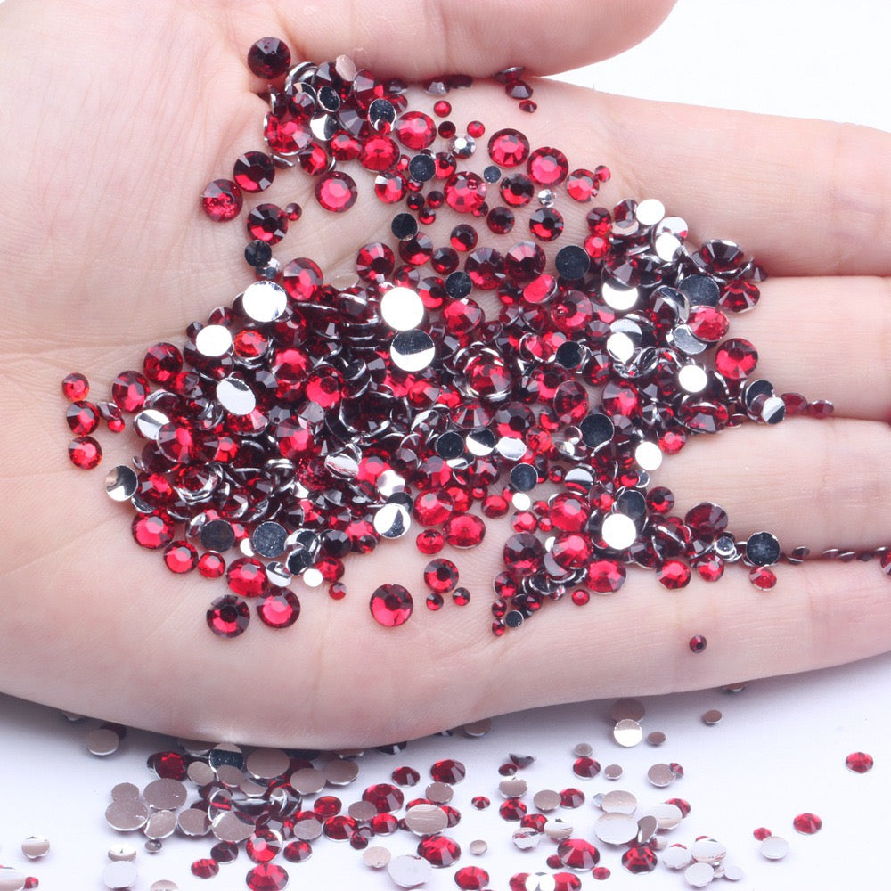 【A131】Silver Back Resin Rhinestones flatback, 3mm-5mm Mixed, DIY, Nail Art, Tumbler