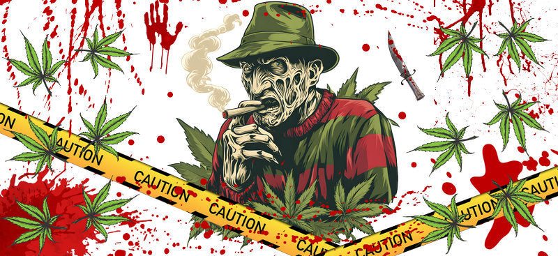 slasher horror tumbler wrap