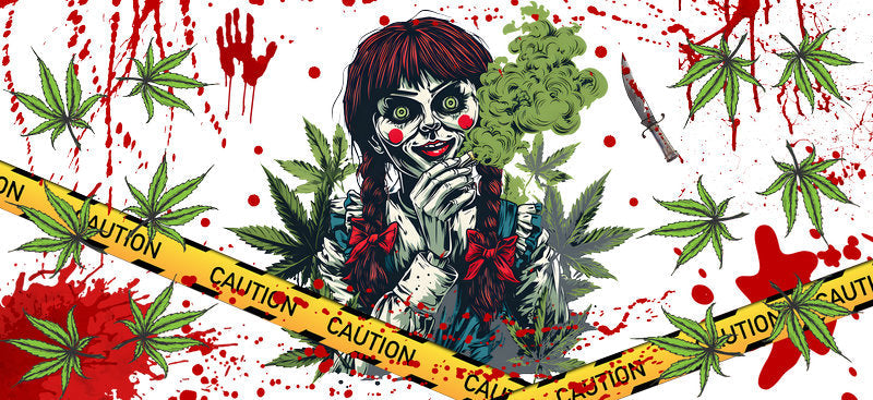 dark doll horror cup wrap