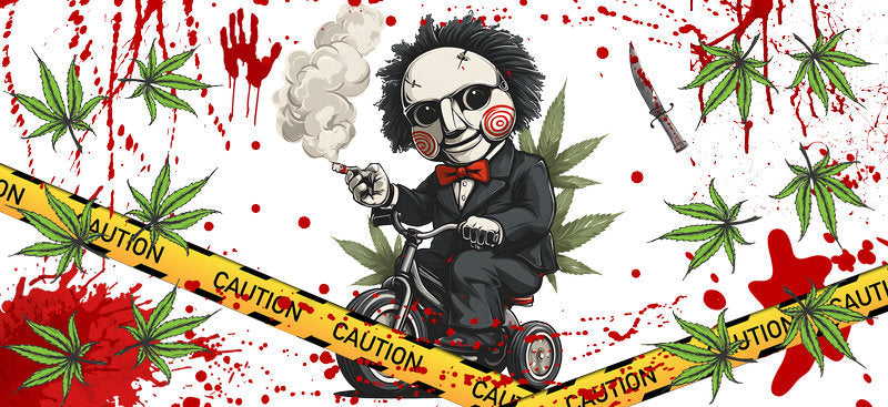 gothic skull tumbler wrap