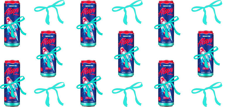 Energy drink aesthetic UV DTF Cup Wrap for 16oz Glass Can Libbey KA-10001