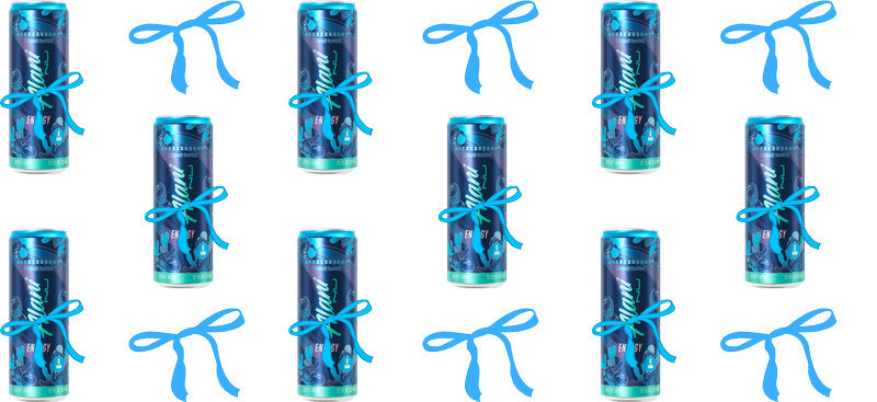 Energy drink aesthetic UV DTF Cup Wrap for 16oz Glass Can Libbey KA-10005