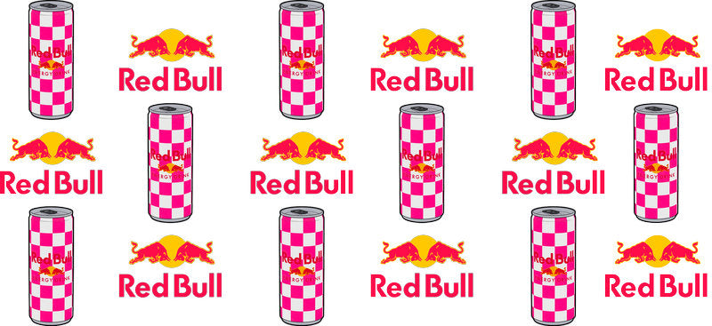 Energy drink aesthetic UV DTF Cup Wrap for 16oz Glass Can Libbey KA-10024