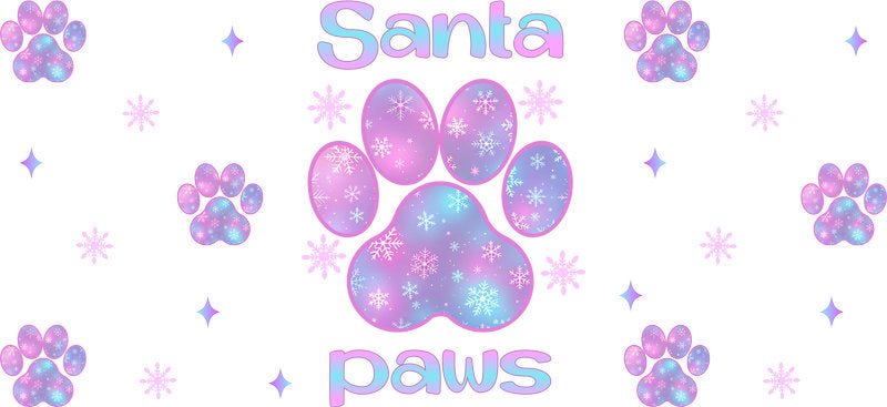 dog love aesthetic UV DTF cup wrap for 16oz glass can drinkware decal KA-10074