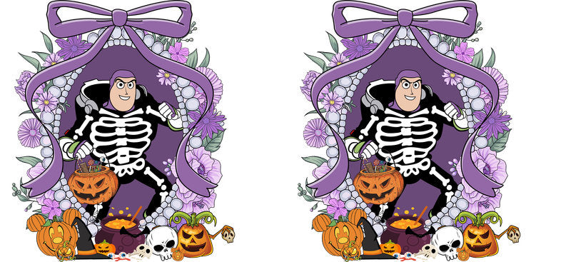Halloween UV DTF Cup Wrap for 16oz Glass Can KA-11531
