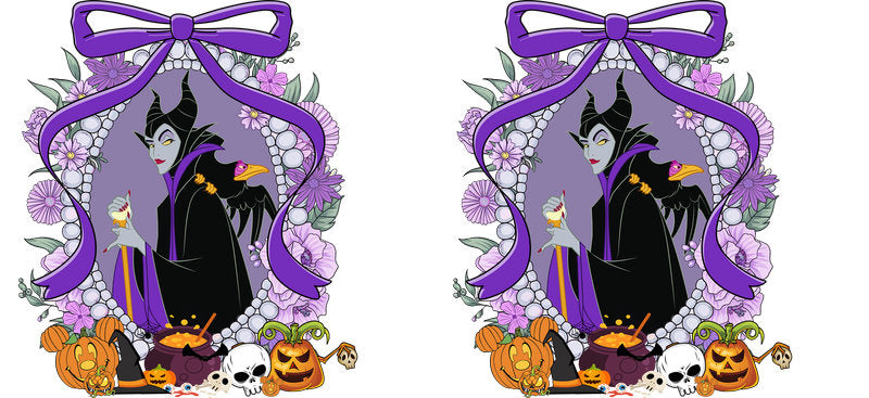 Halloween UV DTF Cup Wrap for 16oz Glass Can KA-11538