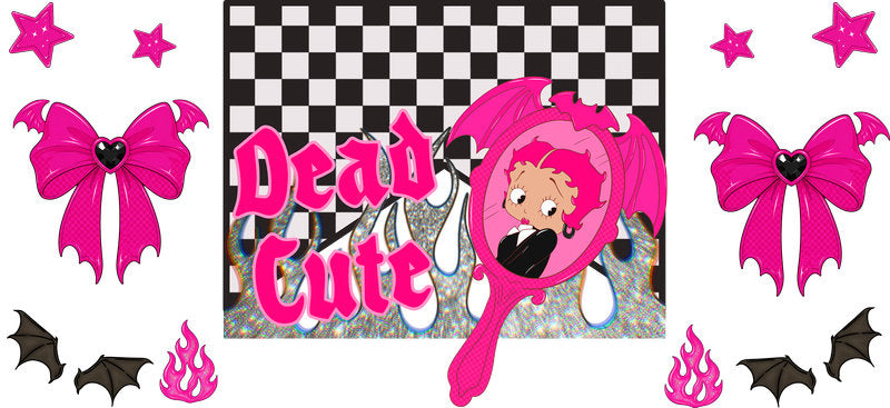 Cute Nightmare Halloween UV DTF Cup Wrap Design