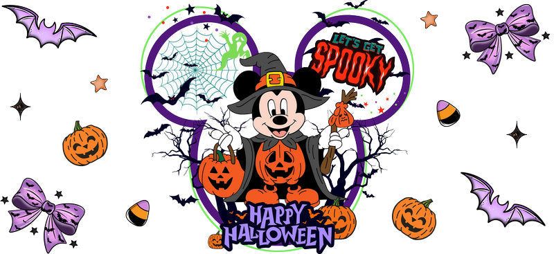 Halloween UV DTF Cup Wrap Tumbler Decal Glass Can Wrap for 16oz Libbey KA-12372