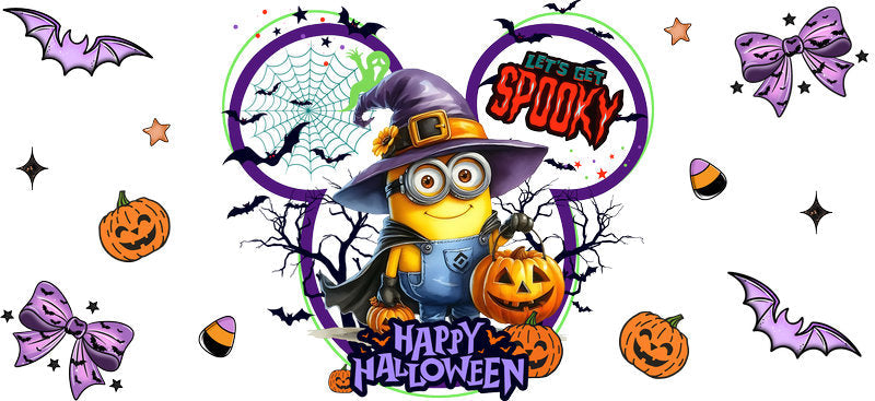 Halloween UV DTF Cup Wrap Tumbler Decal Glass Can Wrap for 16oz Libbey KA-12376