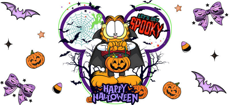 Halloween UV DTF Cup Wrap Tumbler Decal Glass Can Wrap for 16oz Libbey KA-12381