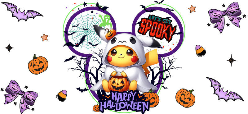 Halloween UV DTF Cup Wrap Tumbler Decal Glass Can Wrap for 16oz Libbey KA-12394