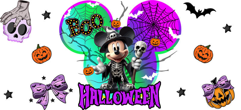 Halloween UV DTF Cup Wrap Tumbler Decal Glass Can Wrap for 16oz Libbey KA-12395