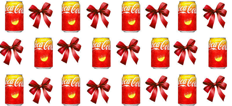 Bow Soda Can UV DTF Cup Wrap for 16oz Libbey Glass KA-13559