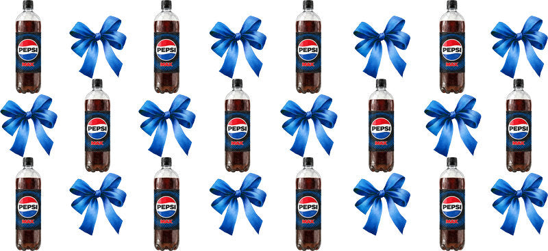Bow Soda Can UV DTF Cup Wrap for 16oz Libbey Glass KA-13634