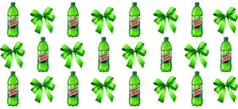 Bow Soda Can UV DTF Cup Wrap for 16oz Libbey Glass KA-13655