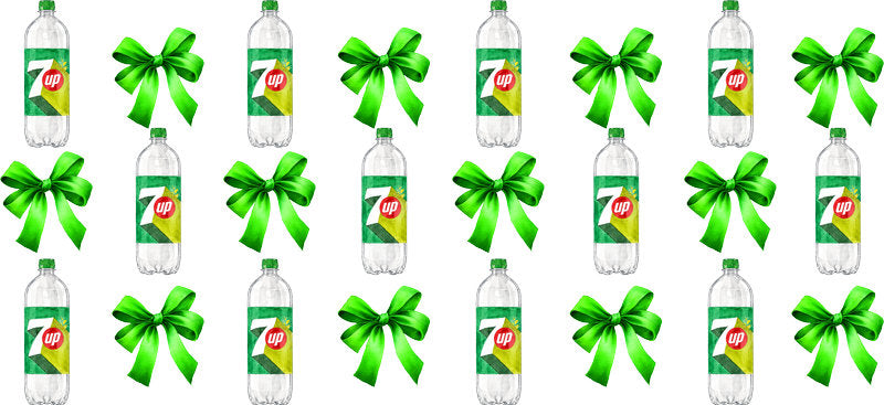 Bow Soda Can UV DTF Cup Wrap for 16oz Libbey Glass KA-13661