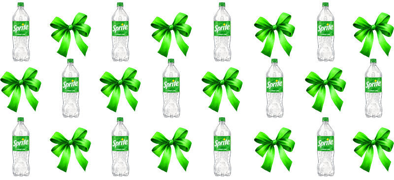 Bow Soda Can UV DTF Cup Wrap for 16oz Libbey Glass KA-13664