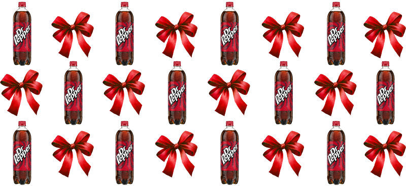 Bow Soda Can UV DTF Cup Wrap for 16oz Libbey Glass KA-13673