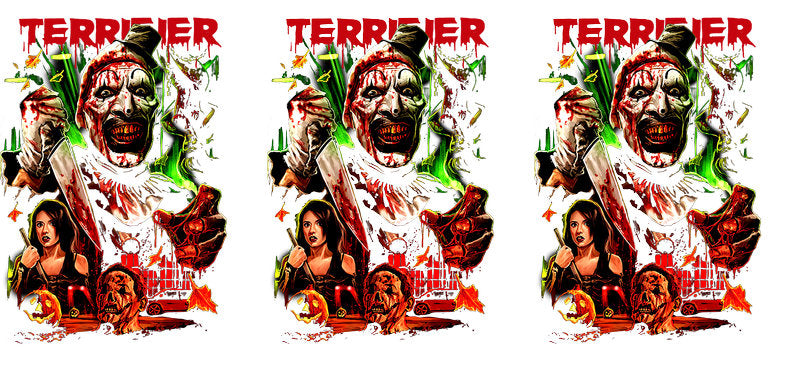Hell On Terrifiers Horror Movie UV DTF Cup Wrap for 16oz Libbey KA-14544