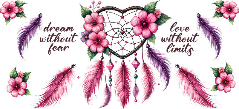 Dreamcatcher UV DTF Cup Wrap for 16oz Libbey KA-15349