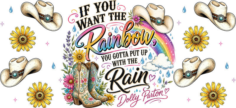 Country Music Girl UV DTF Cup Wrap for 16oz Libbey Glass KA-16924