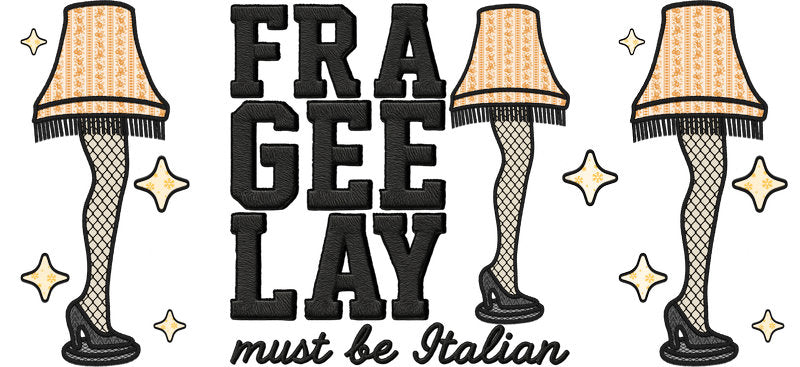 Fragile Leg Lamp UV DTF Cup Wrap for 16oz Libbey Can KA-17411