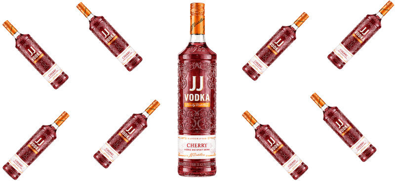 Cherry Vodka UV DTF Cup Wrap for 16oz Libbey Can KA-17539