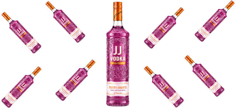 Berry Vodka UV DTF Cup Wrap for 16oz Libbey Can KA-17545