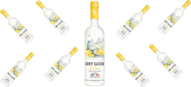 Lemon Vodka UV DTF Cup Wrap for 16oz Libbey Can KA-17579