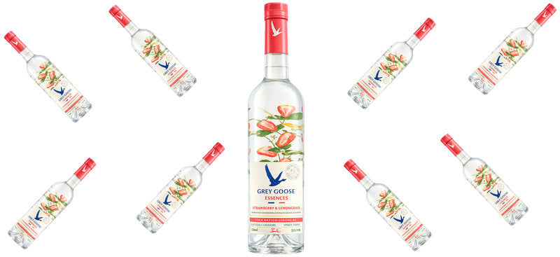 Strawberry Vodka UV DTF Cup Wrap for 16oz Libbey Can KA-17583