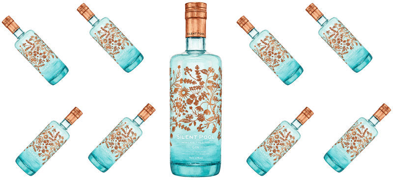 Botanical Gin UV DTF Cup Wrap for 16oz Libbey Can KA-17646