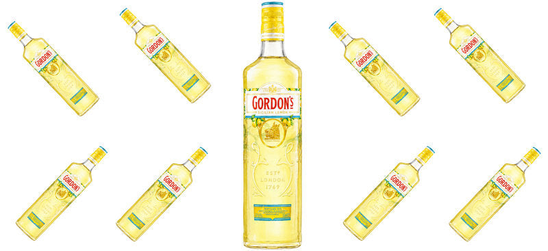 Lemon Gin UV DTF Cup Wrap for 16oz Libbey Can KA-17697