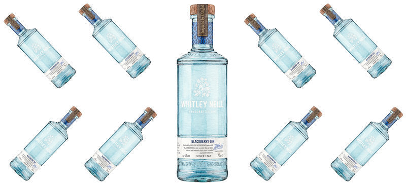 Blue Gin UV DTF Cup Wrap for 16oz Libbey Can KA-17715