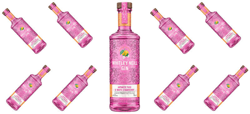 Pink Gin UV DTF Cup Wrap for 16oz Libbey Can KA-17716