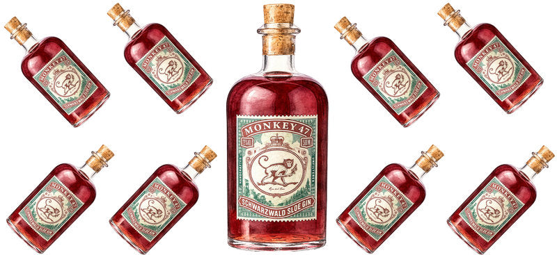 Red Gin UV DTF Cup Wrap for 16oz Libbey Can KA-17723