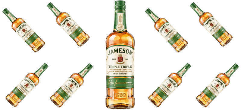 Irish Whiskey UV DTF Cup Wrap for 16oz Libbey Can KA-17745