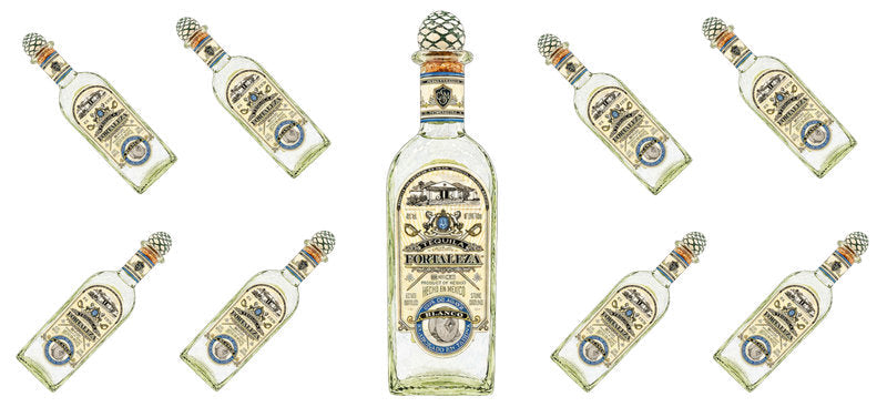 White Tequila UV DTF Cup Wrap for 16oz Libbey Can KA-17780