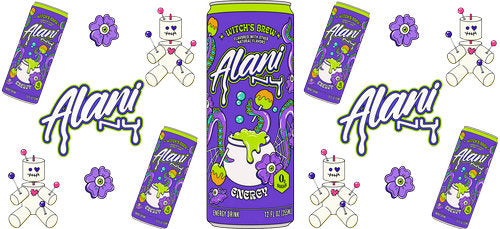 Purple Energy Drink UV DTF Cup Wrap for 16oz Libbey Can KA-17875