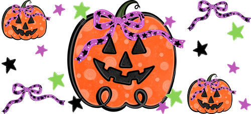 Spooky Little Besties Halloween UV DTF Cup Wrap for 16oz Libbey Can KA-18008