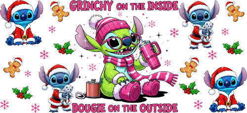 Christmas UV DTF Cup Wrap for 16oz Libbey Can KA-18501