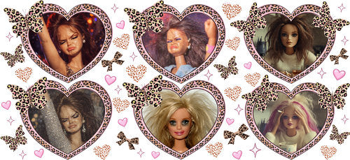 Doll Face Meme UV DTF Cup Wrap for 16oz Libbey Can KA-18894