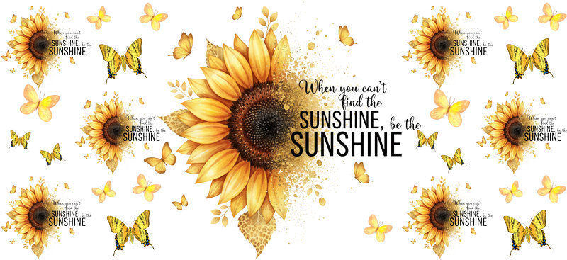 sunshine floral cup wrap for libbey glass