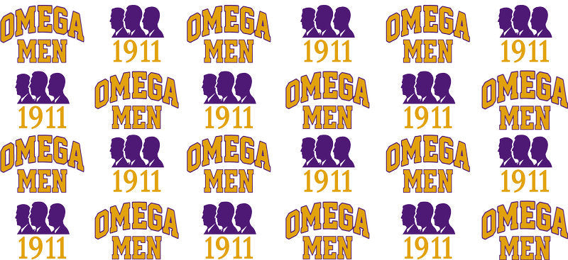 Omega Psi Phi text pattern cup wrap KA-5818