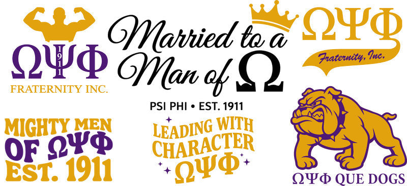 Omega Psi Phi pride wrap KA-5824