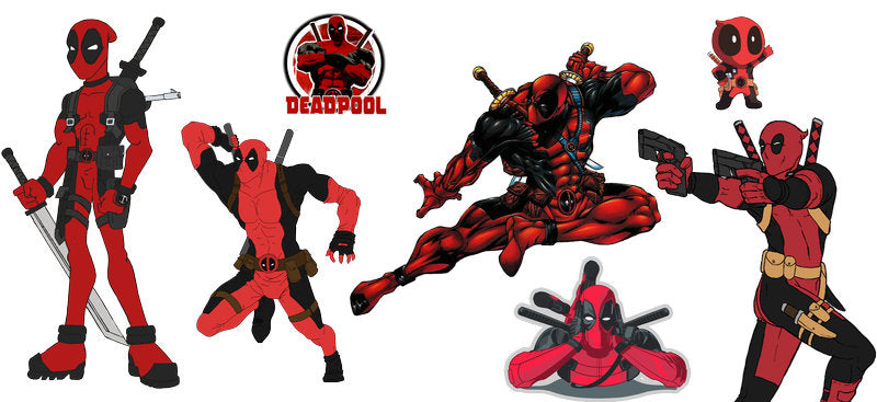 Deadpool action comic scene UV DTF cup wrap for tumblers KA-5913