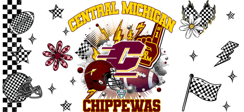 Central Michigan Chippewas NCAA Football Cup Wrap KA-6059