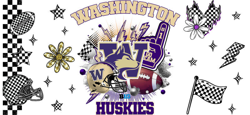 Washington Huskies NCAA Football Cup Wrap KA-6163