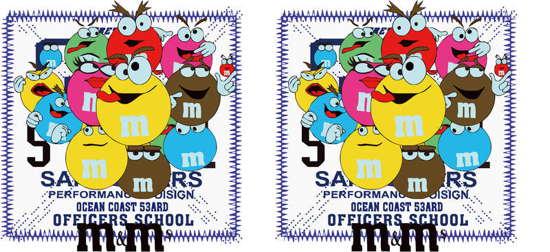 M&M School Characters UV DTF Cup Wrap for 16oz Libbey Glass KA-6702