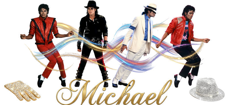 Michael Jackson Dance Legend UV DTF Cup Wrap for 16oz Libbey Glass KA-8201