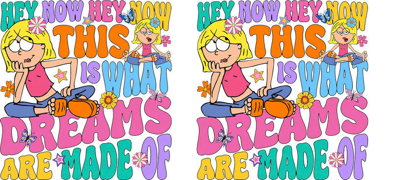 Disney Lizzie McGuire This Is What Dreams quote cup decal for 16oz Libbey Glass KA-8331